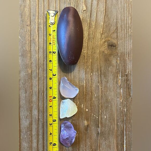 Crystals Shiva Lingam Rose Quartz Citrine Amethyst - Picture 8 of 10